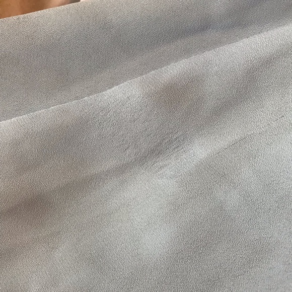 Baby Blue Dress with Embellished Collar - Picture 3 of 3